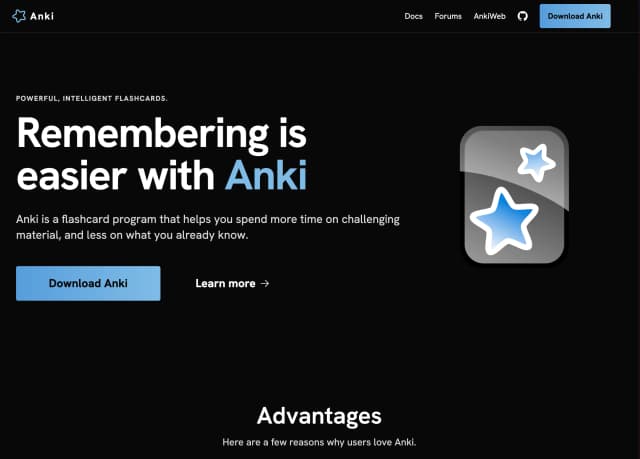 Anki Home Page